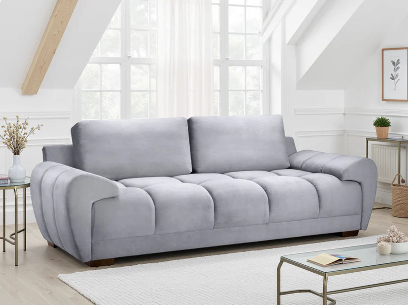 Azzuro Sofa Cream 3 Seater
