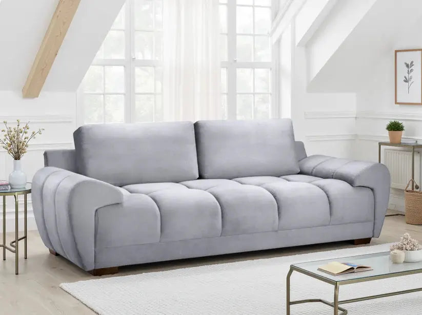 Azzuro Sofa Cream 3 Seater Darnall Furniture