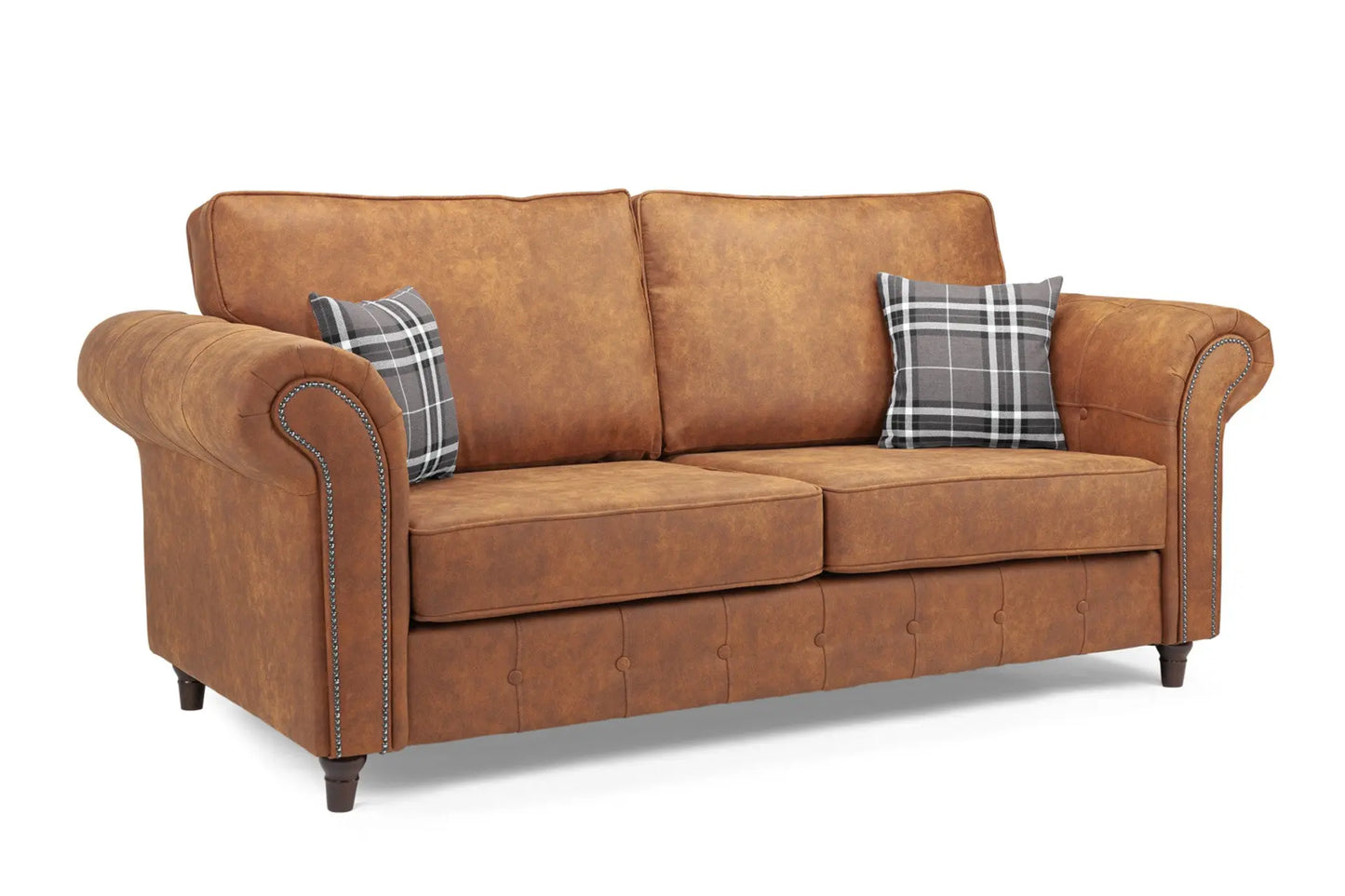 Oakland Sofa Tan 3 Seater Brand: Darnall Furniture