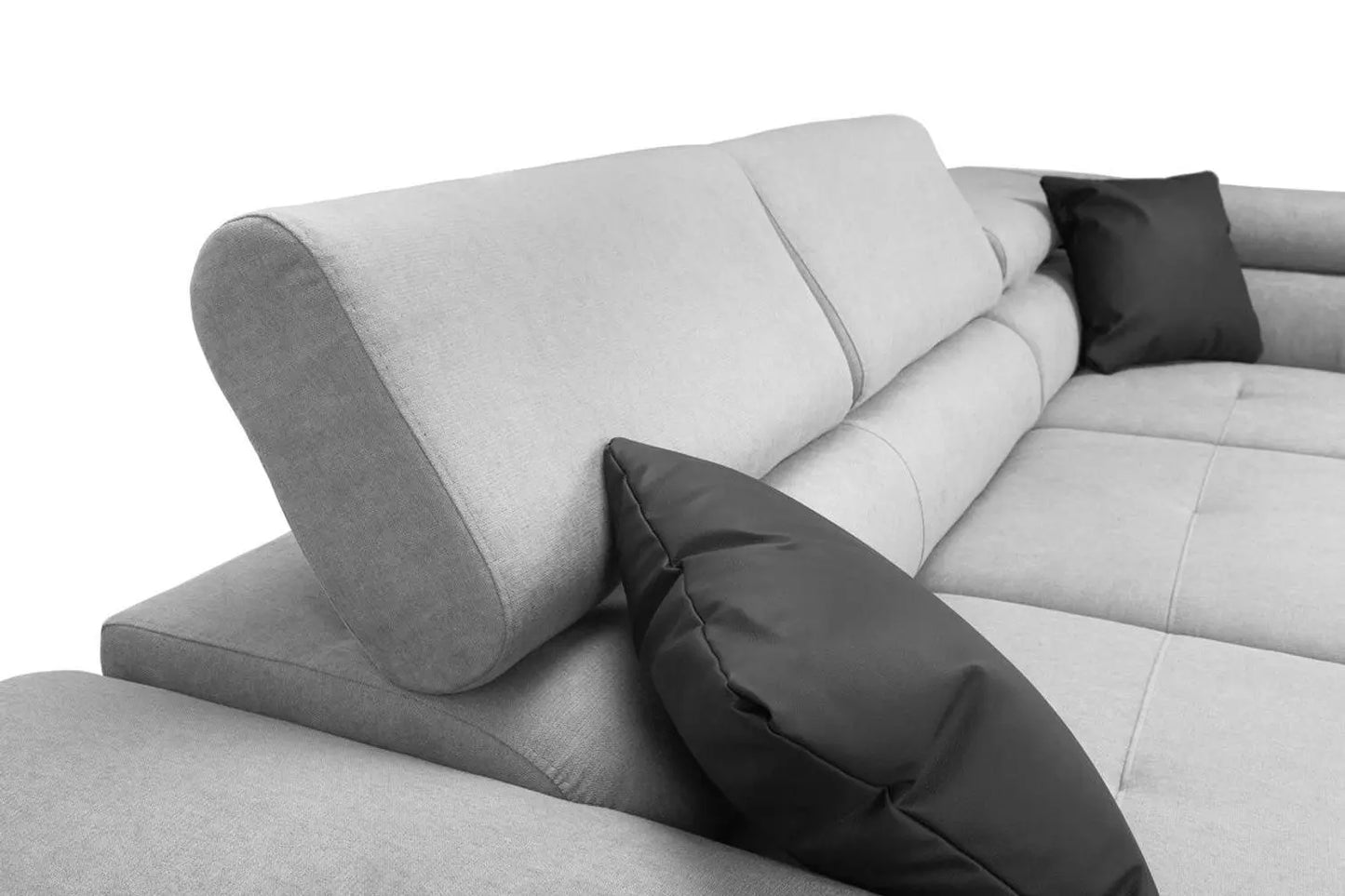 Anton Sofabed Black/Grey Right Hand Facing Corner Brand: Darnall Furniture