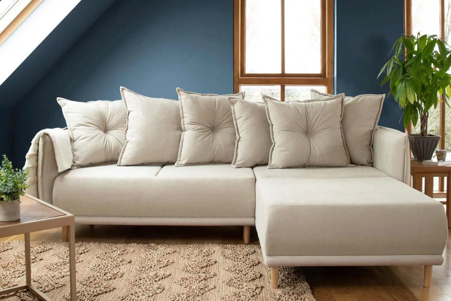 Athell Sofabed Mocha 3 Seater Darnall Furniture
