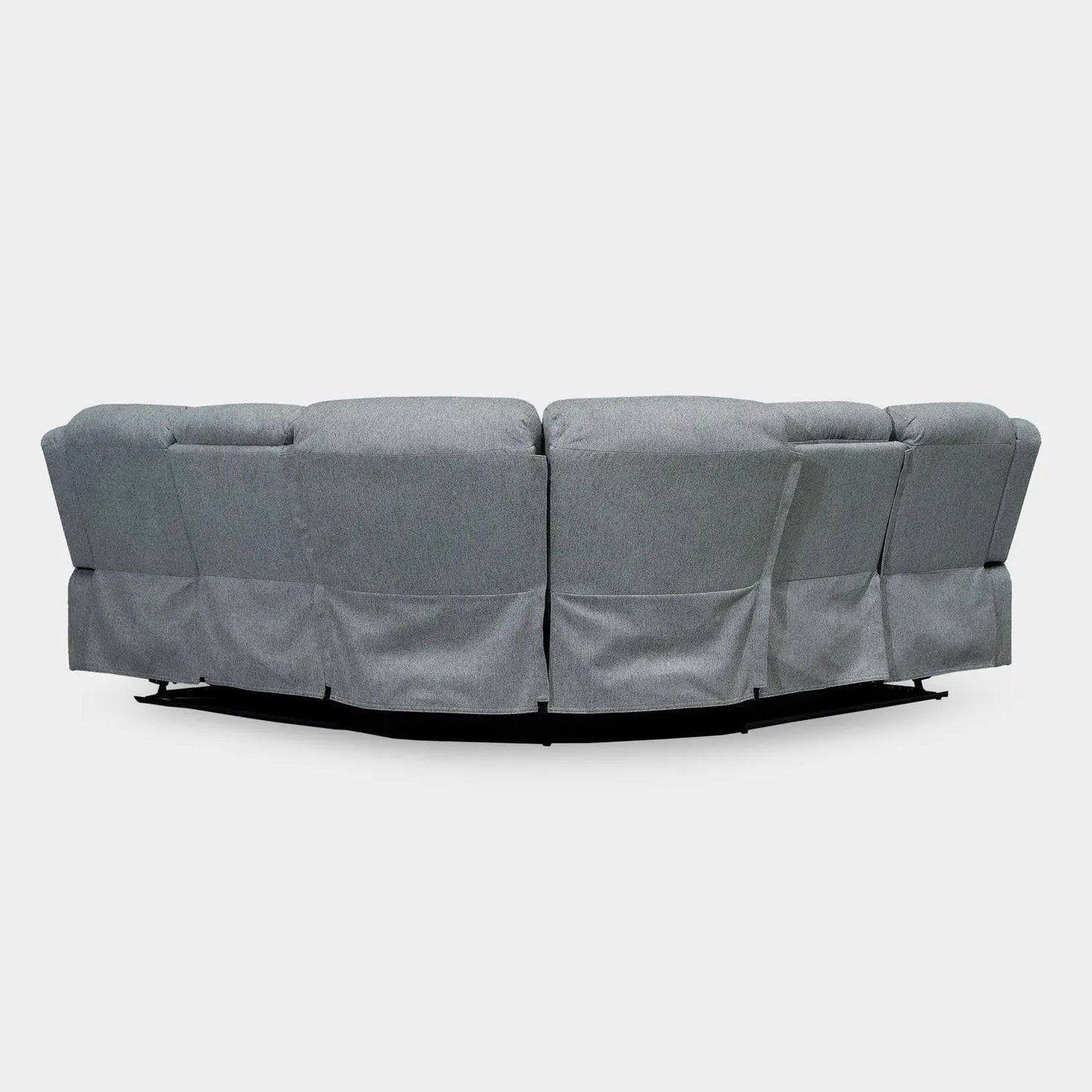Linden Recliner Sofa Grey Large Corner Darnall Furniture