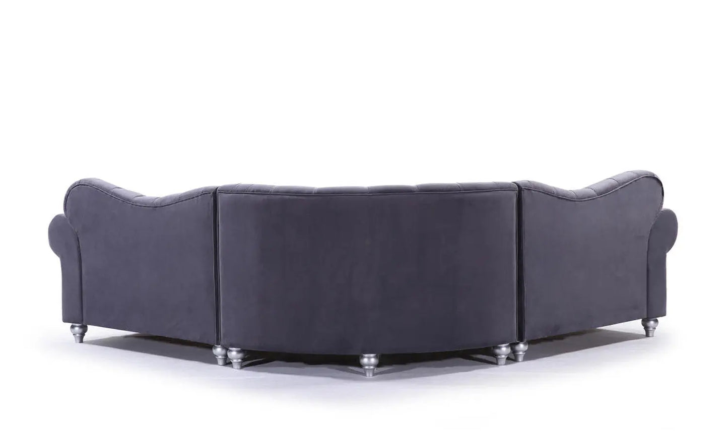 Jubilee Sofa Grey Large Corner Brand: Darnall Furniture