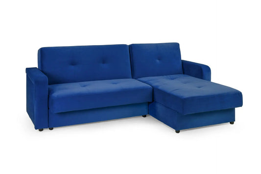 Kair Sofabed Plush Blue Universal Corner Darnall Furniture