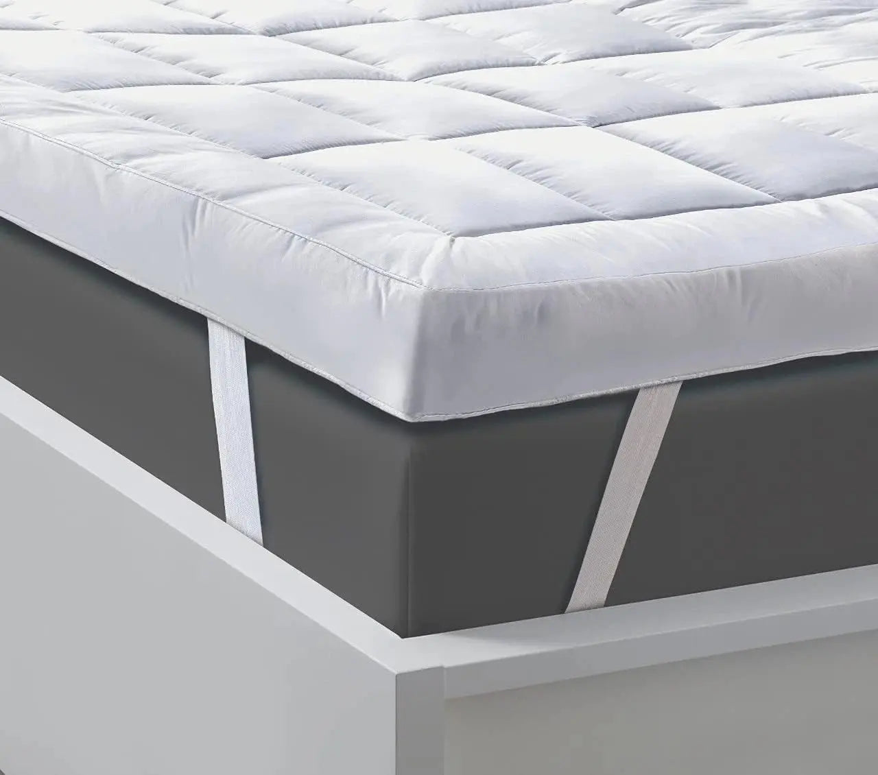 4-Inch Deep Microfiber Mattress Topper 10cm Thick with Fitted Sheet Darnall Furniture