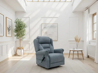 Fairmont Electric Rise and Recline Chair | UK Manufactured | Solid Hardwood & High-Performance Lift Darnall Furniture