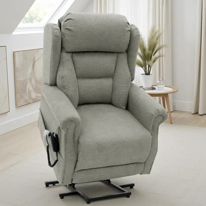 Fairmont Electric Rise and Recline Chair | UK Manufactured | Solid Hardwood & High-Performance Lift Darnall Furniture