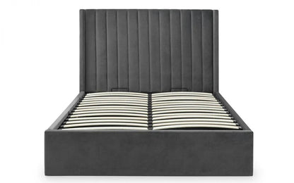 DARNALL OTTOMAN STORAGE BED FRAME HIGH HEADBOARD