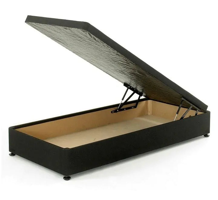 DARNALL 3FT SINGLE OTTOMAN STORAGE DIVAN BED BASE END LIFT