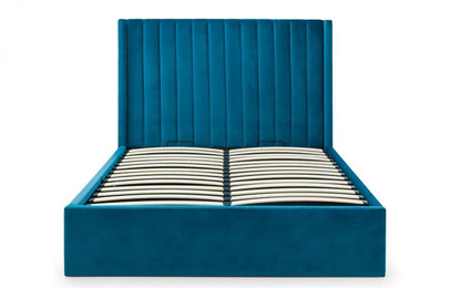 DARNALL OTTOMAN STORAGE BED FRAME HIGH HEADBOARD