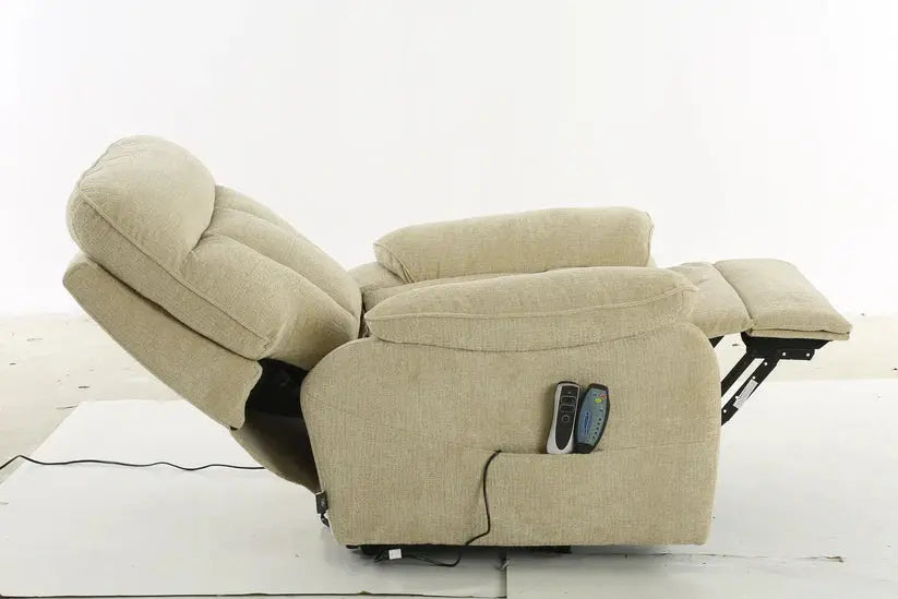 Cornwall Electric Rise and Recline Massage Chair | Heat Function | Hardwood Frame Darnall Furniture