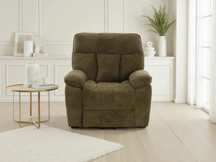 Cornwall Electric Rise and Recline Massage Chair | Heat Function | Hardwood Frame Darnall Furniture