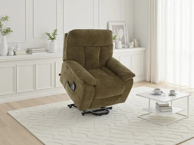 Cornwall Electric Rise and Recline Massage Chair | Heat Function | Hardwood Frame Darnall Furniture