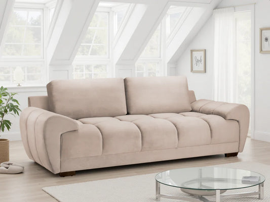 Azzuro Sofa Cream 3 Seater