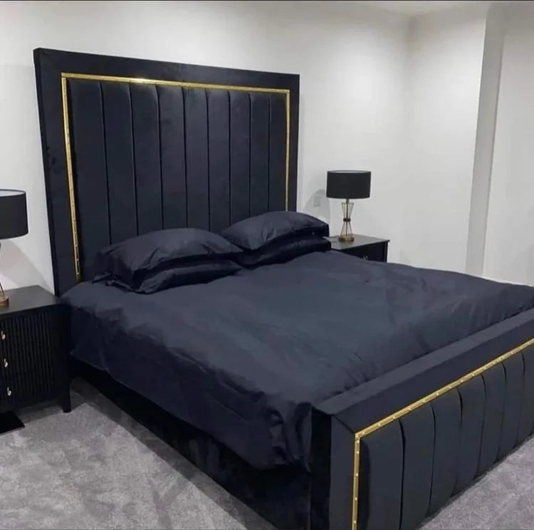 Darnall Ottoman Storage Bed Divan Base Gas Lift Up 54" Headboard