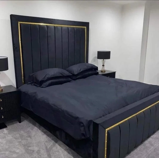 Darnall Ottoman Storage Bed Divan Base Gas Lift Up 54" Headboard