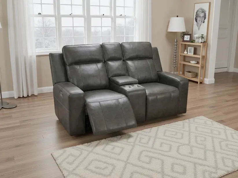 Barcelona Electric Recliner Sofa Set Brown 2 Seater Darnall Furniture