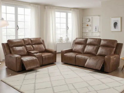 Grey Electric Recliner Sofa Set – 3 + 2 Seater Darnall Furniture