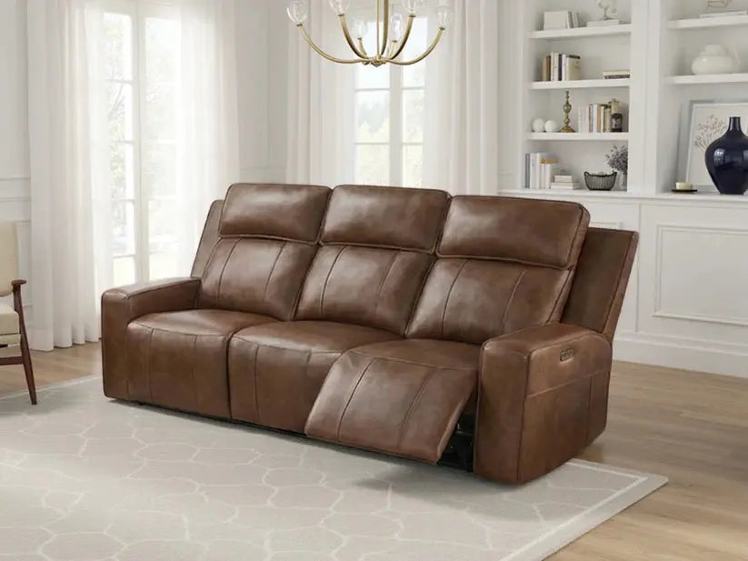 Barcelona Electric Recliner Sofa Set Grey 3 Seater Darnall Furniture