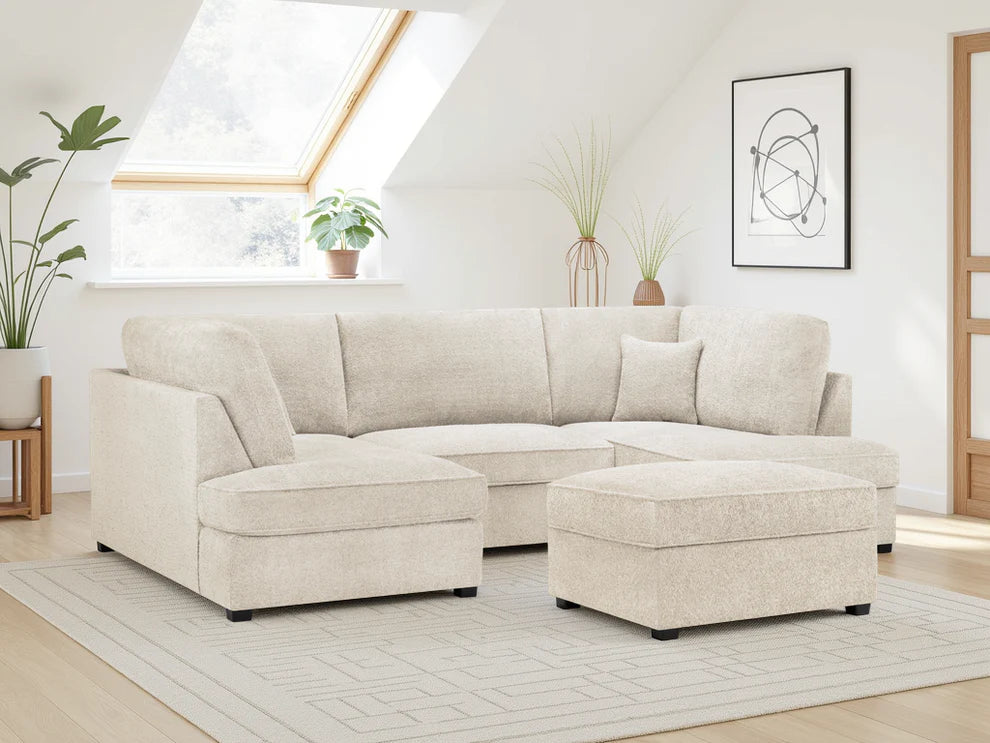 Shanghai Luxury U Shape Corner Sofabed