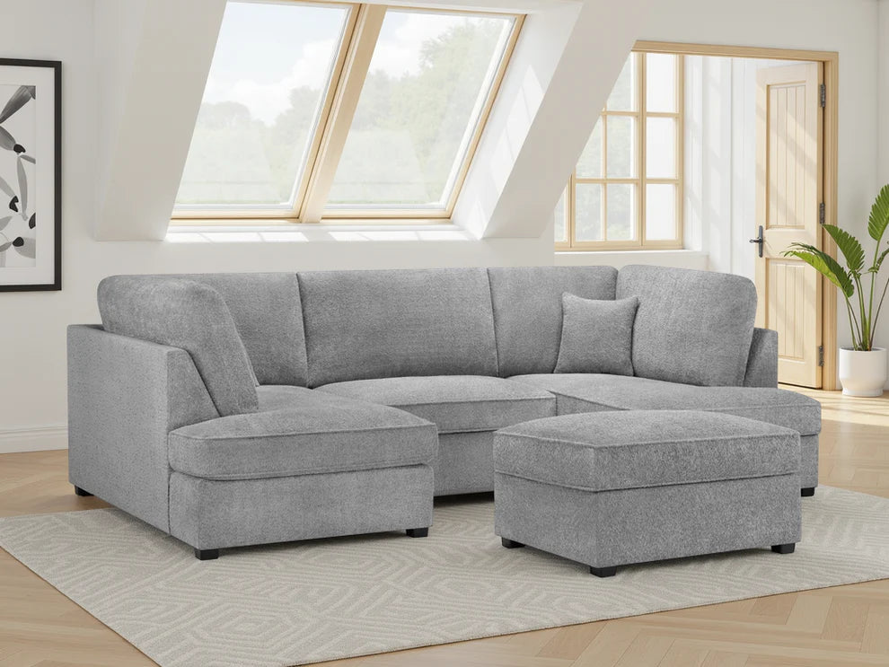Shanghai Luxury U Shape Corner Sofabed