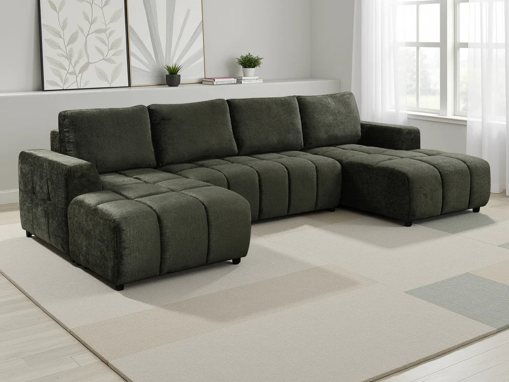 Shanghai Luxury U Shape Corner Sofabed