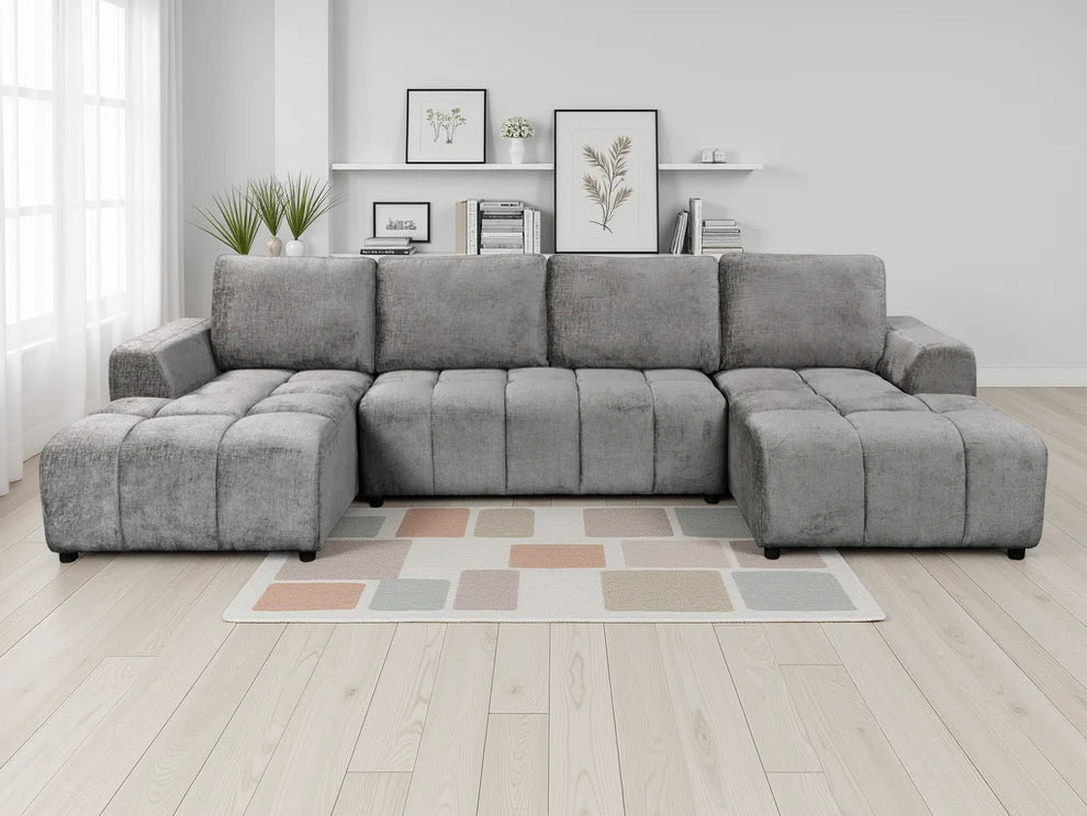 Shanghai Luxury U Shape Corner Sofabed
