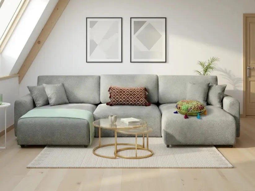 Luma U-Shape Corner Sofa | UK Manufactured | Solid Hardwood & Extra Large Seating Darnall Furniture