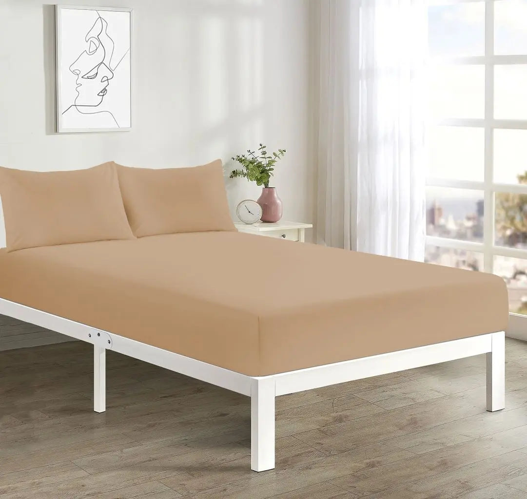 Darnall Extra Deep 40cm Polycotton Fitted Sheet – Soft & Durable Bed Sheet