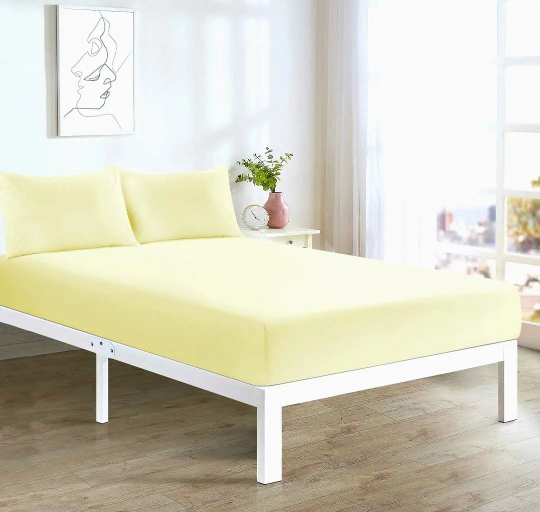 Darnall Extra Deep 40cm Polycotton Fitted Sheet – Soft & Durable Bed Sheet