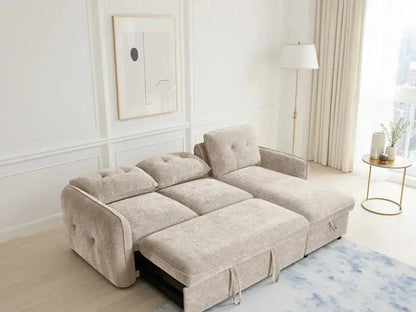 Moscow Universal Corner Sofa Bed | UK Manufactured | Solid Beech Hardwood & Reflex Foam Darnall Furniture