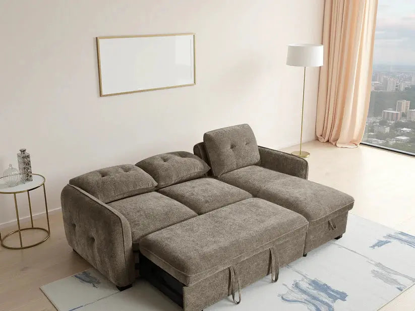 Moscow Universal Corner Sofa Bed | UK Manufactured | Solid Beech Hardwood & Reflex Foam Darnall Furniture