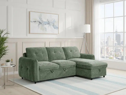Moscow Universal Corner Sofa Bed | UK Manufactured | Solid Beech Hardwood & Reflex Foam Darnall Furniture