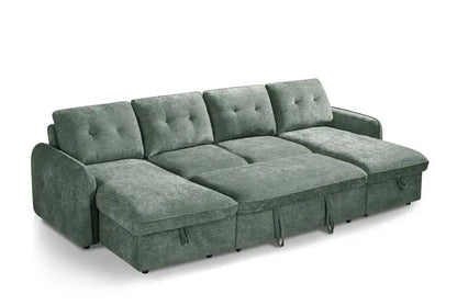 Moscow U-Shape Corner Sofa Bed | UK Manufactured | Solid Beech Hardwood & Reflex Foam Darnall Furniture