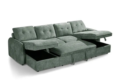 Moscow U-Shape Corner Sofa Bed | UK Manufactured | Solid Beech Hardwood & Reflex Foam Darnall Furniture