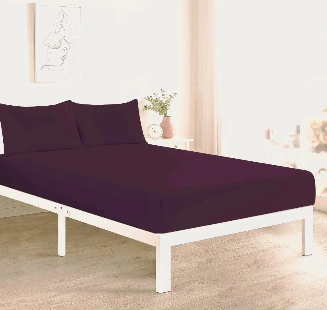 Darnall Extra Deep 40cm Polycotton Fitted Sheet – Soft & Durable Bed Sheet