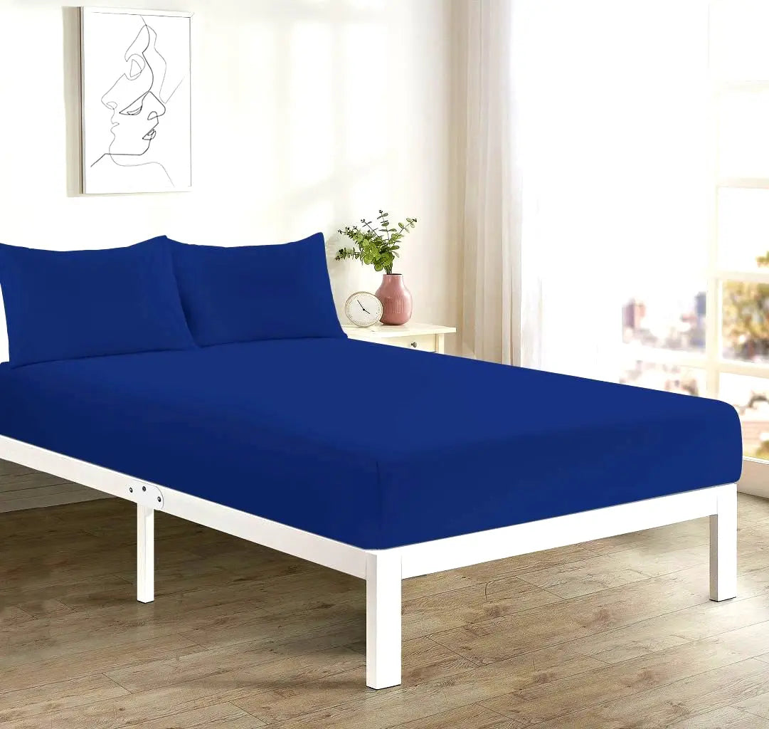 Darnall Extra Deep 40cm Polycotton Fitted Sheet – Soft & Durable Bed Sheet