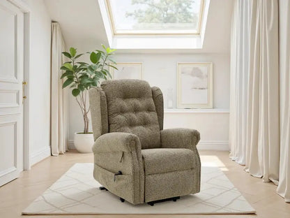 Sienna Electric Rise and Recline Chair | UK Manufactured | Solid Hardwood & High-Performance Lift Darnall Furniture