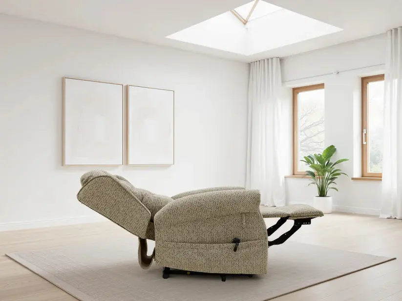 Sienna Electric Rise and Recline Chair | UK Manufactured | Solid Hardwood & High-Performance Lift Darnall Furniture