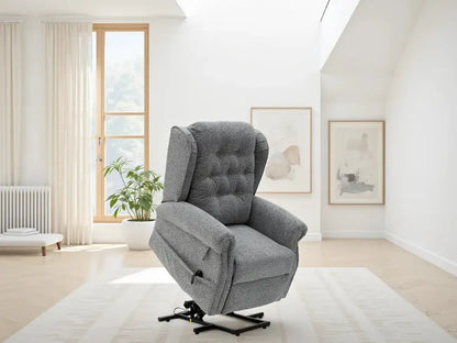 Sienna Electric Rise and Recline Chair | UK Manufactured | Solid Hardwood & High-Performance Lift Darnall Furniture