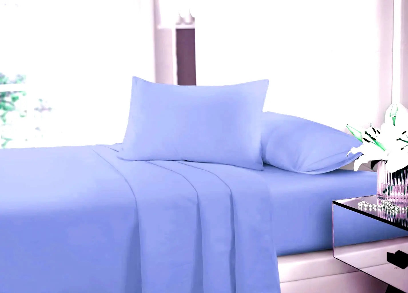 Darnall Extra Deep 40cm Polycotton Fitted Sheet – Soft & Durable Bed Sheet