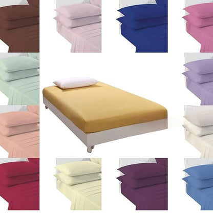 Darnall Extra Deep 40cm Polycotton Fitted Sheet – Soft & Durable Bed Sheet