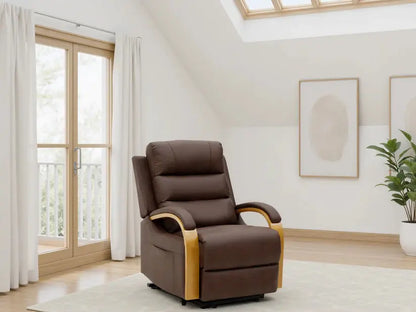 Vigo Electric Recliner Armchair | UK Manufactured | Solid Hardwood & USB Charging Darnall Furniture