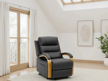 Vigo Electric Recliner Armchair | UK Manufactured | Solid Hardwood & USB Charging Darnall Furniture