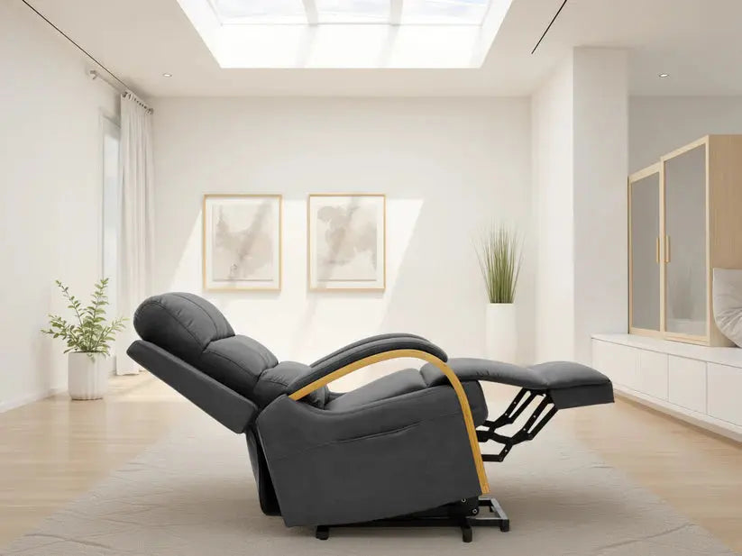 Vigo Electric Recliner Armchair | UK Manufactured | Solid Hardwood & USB Charging Darnall Furniture