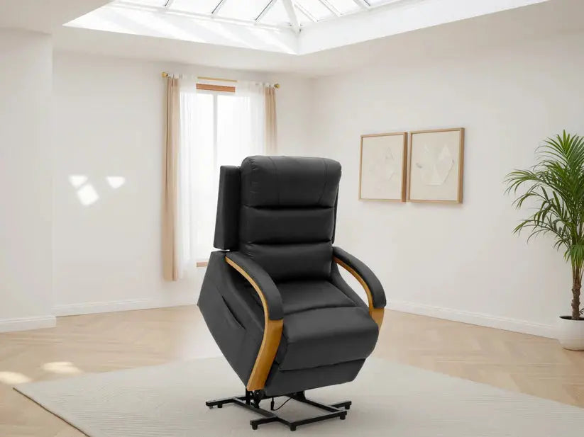 Vigo Electric Recliner Armchair | UK Manufactured | Solid Hardwood & USB Charging Darnall Furniture