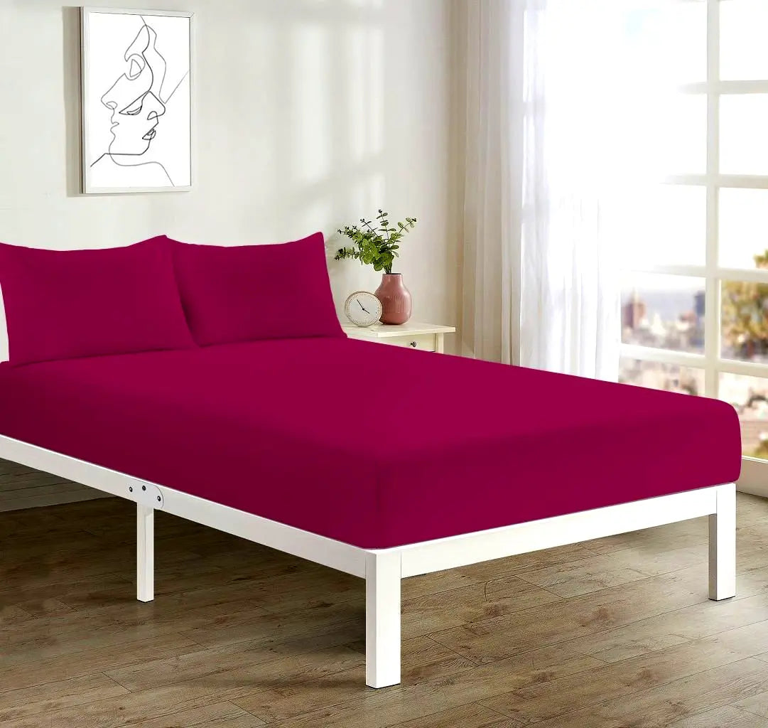 Darnall Extra Deep 40cm Polycotton Fitted Sheet – Soft & Durable Bed Sheet