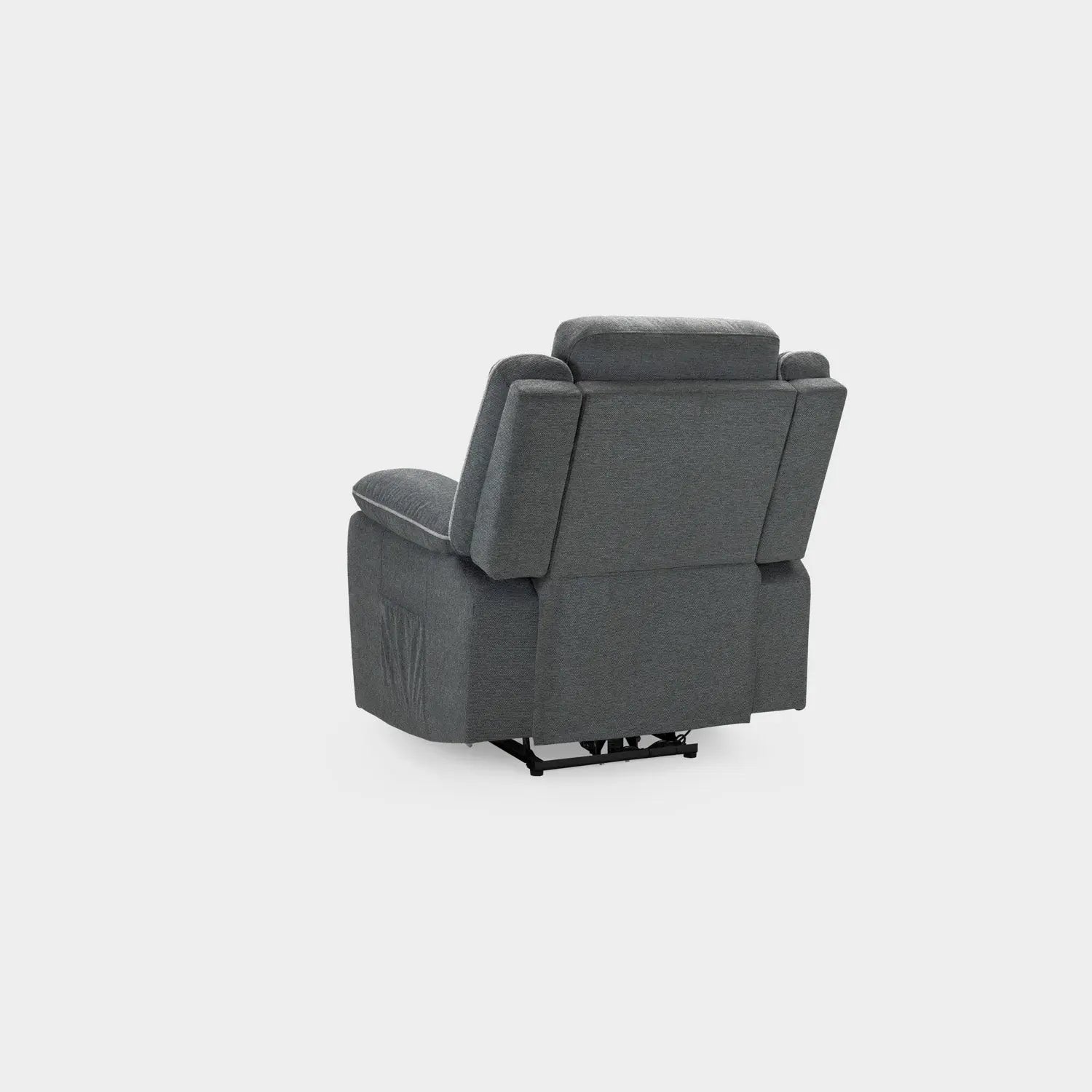 Harald Electric Recliner Sofa Black Armchair Darnall Furniture