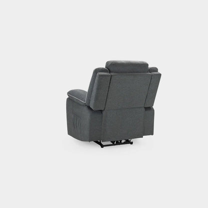 Harald Electric Recliner Sofa Black Armchair Darnall Furniture