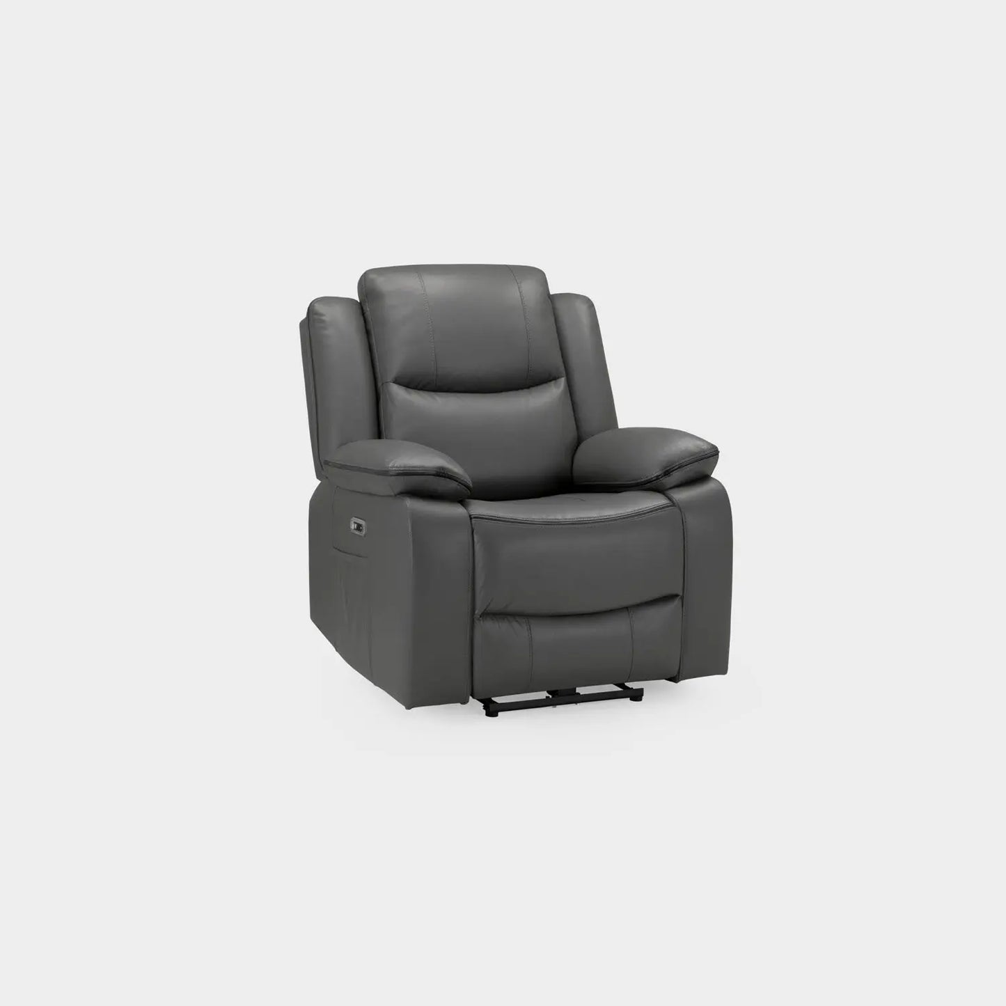 Harald Electric Recliner Sofa Black Armchair Darnall Furniture